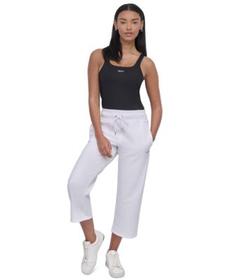 Women's Studded-Logo Cropped Pants