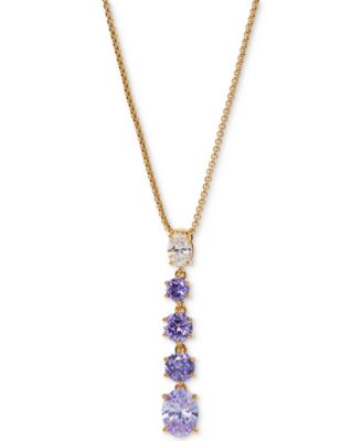 Stone Lariat Necklace, 16" + 2" extender, Exclusively at Macy's