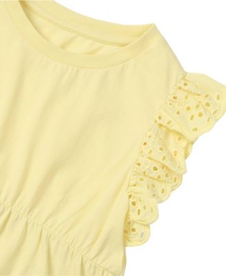 Girls Short Sleeve Peplum Top