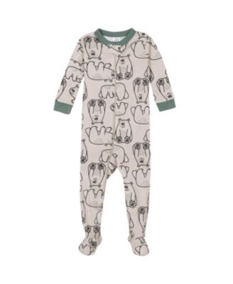 Toddler Boys 2-Pack Snug Fit Footed Cotton Pajamas