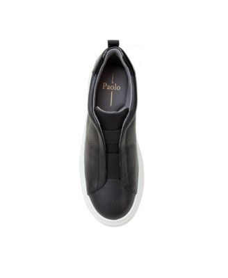 GOLDE Women's Slip On Leather or Suede Platform Sneaker