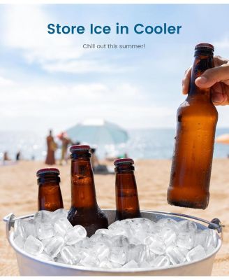 Ice Makers Countertop, Portable Ice Machine with Carry Handle, 26.5lbs/24Hrs, 6Mins/9 Ice Cubes, Self-Cleaning Countertop Ice Maker with Ice Basket/Scoop,for Home Bar Camping RV