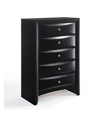 Five-Drawer Chest for Bedroom Storage and Organization