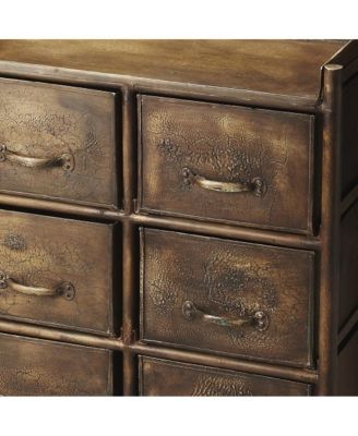 Modern Metal Six-Drawer Dresser for Clothes and Accessories