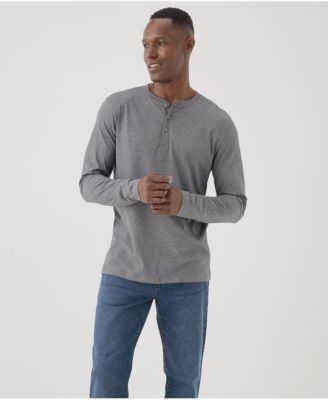 Men's Organic Cotton Softspun Long Sleeve Henley