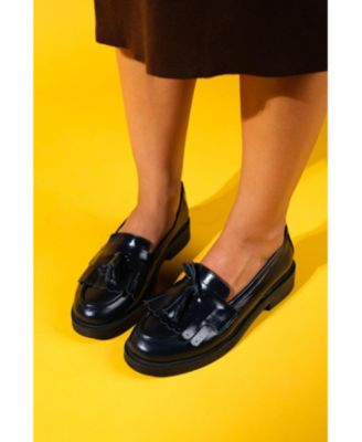 Milly Leather Tassel Loafers