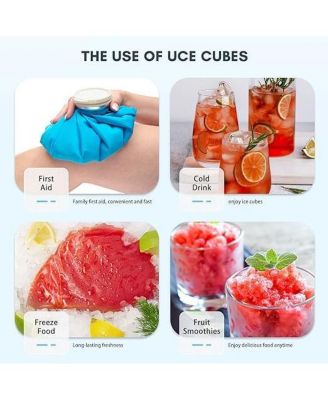 Ice Sizes, with Scoop & Basket for Home/Office/Party