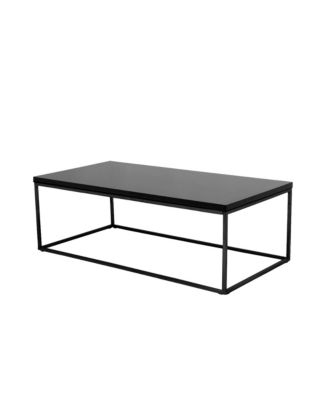 Metal Coffee Table for Modern Living Room or Office Decor