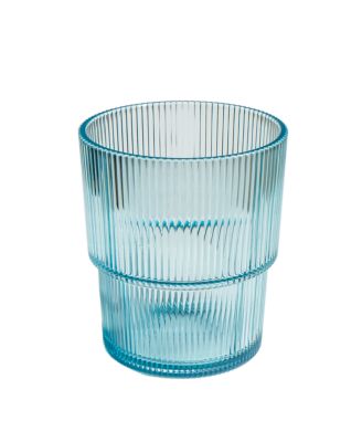 Fine Ribbed Double Old Fashioned Glasses, Set of 6