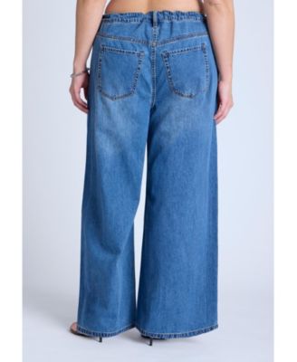 Women's Drawstring Waist Lightweight Jean