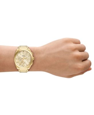 Men's Everett Chronograph Gold-Tone Stainless Steel Watch, 44mm