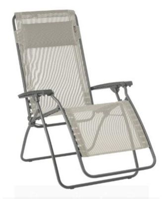 Durable Steel Zero Gravity Chair for Patio Poolside and Garden