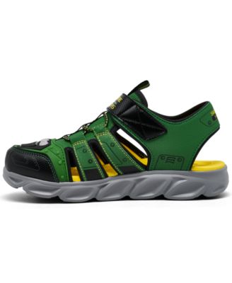 Little Boys John Deere: Hypno-Splash Light-Up Sandals from Finish Line