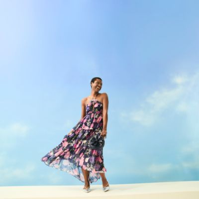 Flower Show Floral-Print Halter Dress, Exclusively at Macy's