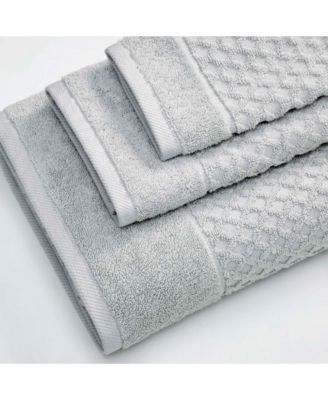 Quick-Drying Cotton Diamond Waffle Textured Bath Towel, 54" x 27"