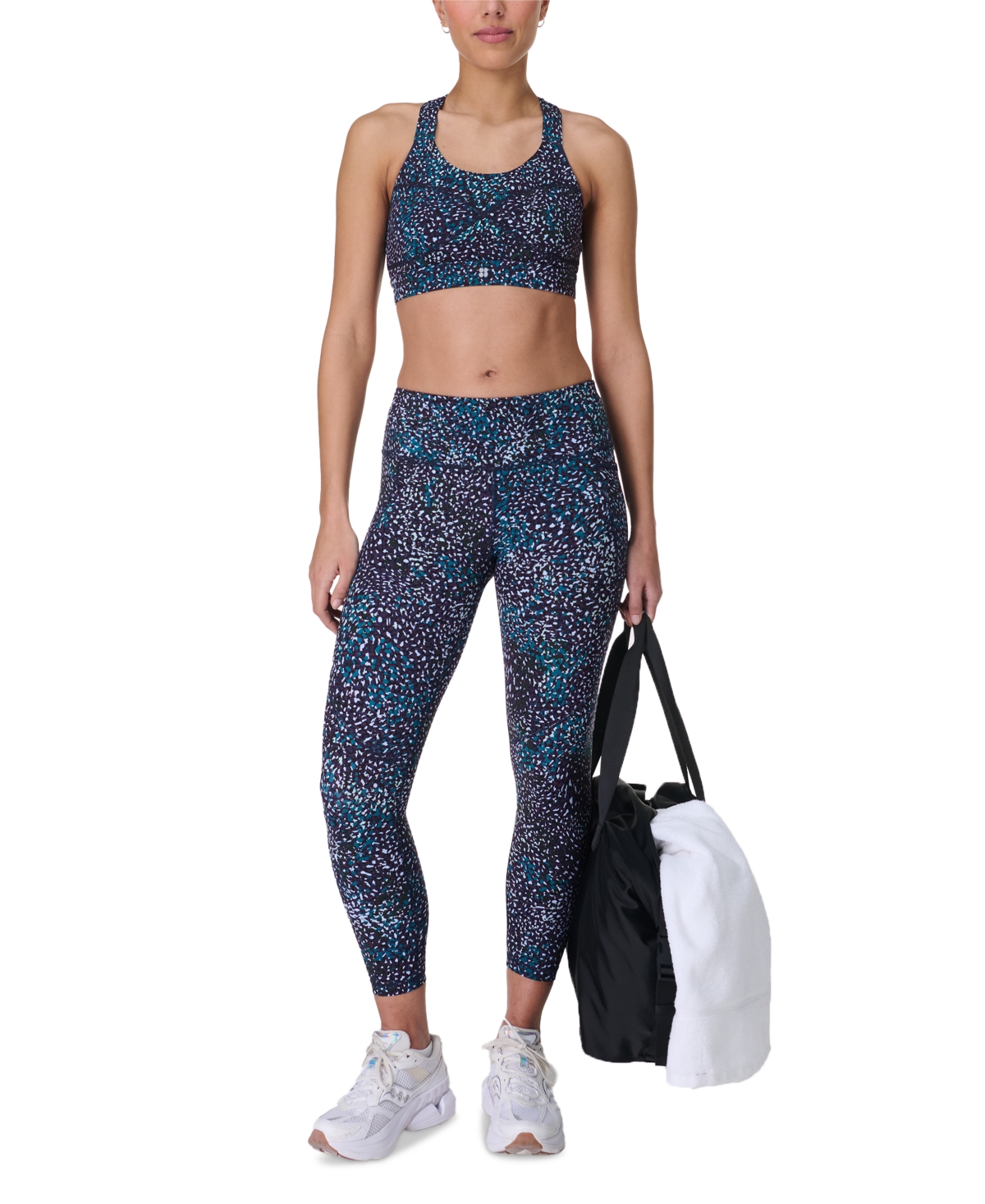 SWEATY BETTY WOMEN'S POWER PRINTED 7/8-LENGTH WORKOUT LEGGINGS 