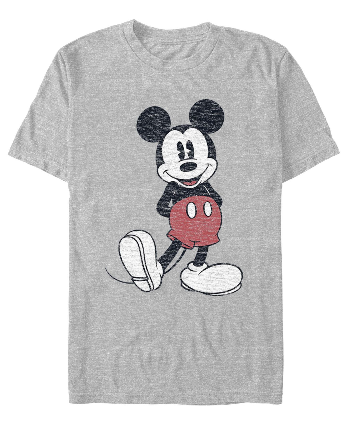 Мужская футболка Fifth Sun Mickey Pose Short Sleeve, цвет: Меланжевый — фото 1