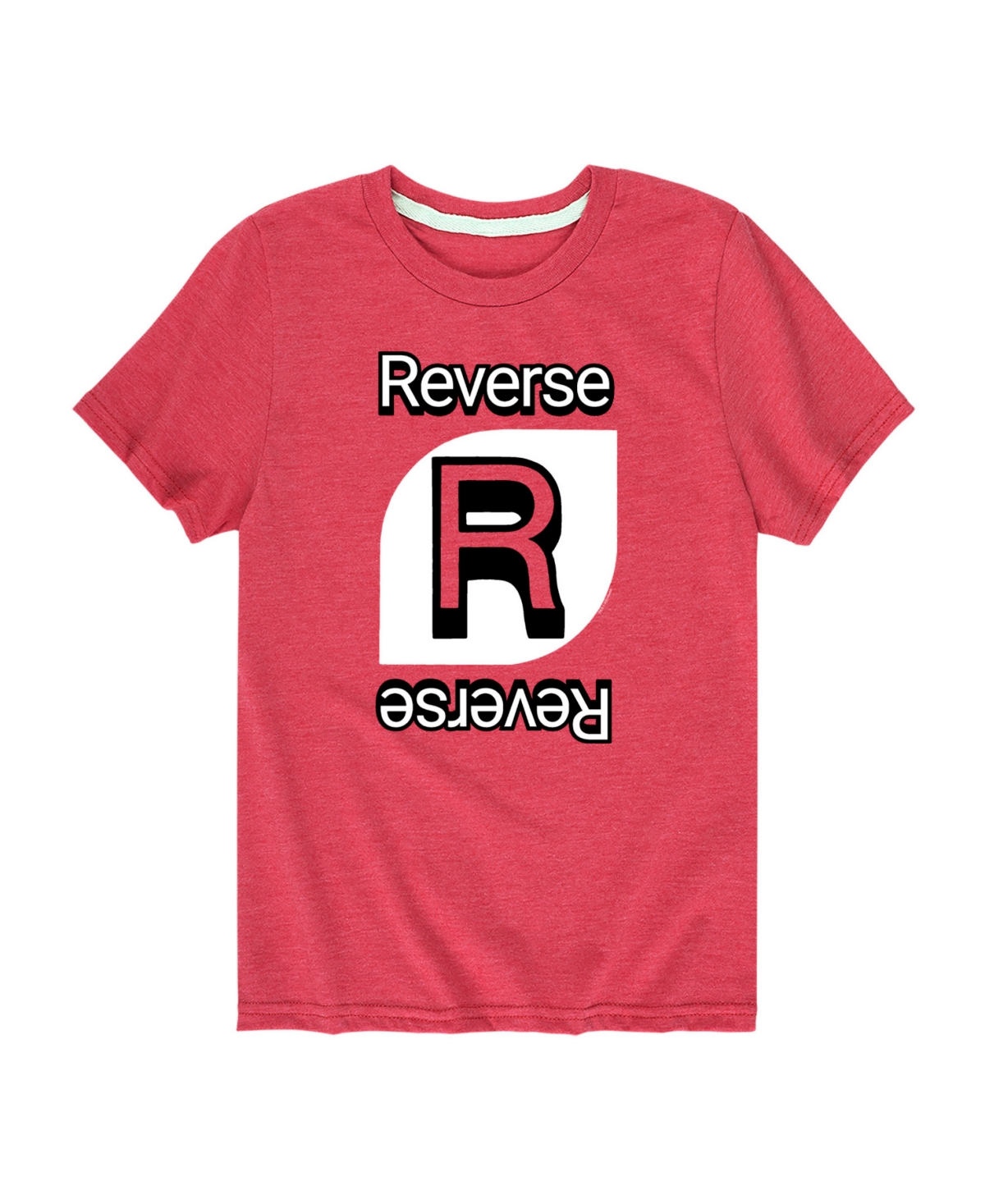 Hybrid Toddler Boys Uno Reverse Graphic T-shirt In Red