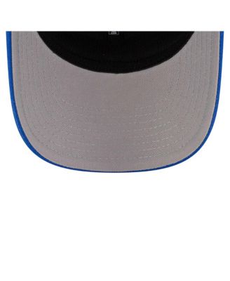 Men's Blue Seattle Sounders FC Labeled 9SEVENTY Trucker Stretch-Snap Adjustable Hat