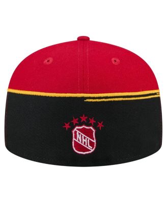 Men's Black/Red Chicago Blackhawks Vintage Color Dip 59FIFTY Fitted Hat