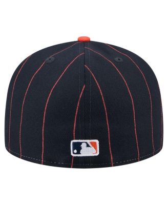 Men's&nbsp;Navy Houston Astros Pinstripe 59FIFTY Hat