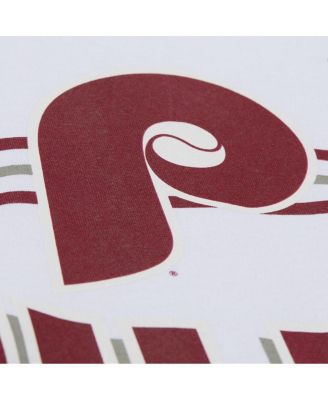 Men's White Philadelphia Phillies Cooperstown Collection Team Origins Premium T-Shirt