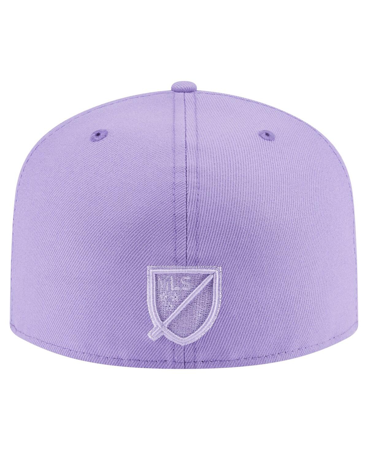 New Era Men's Purple New York City Fc Color Pack A-frame 59fifty Fitted Hat In Purple
