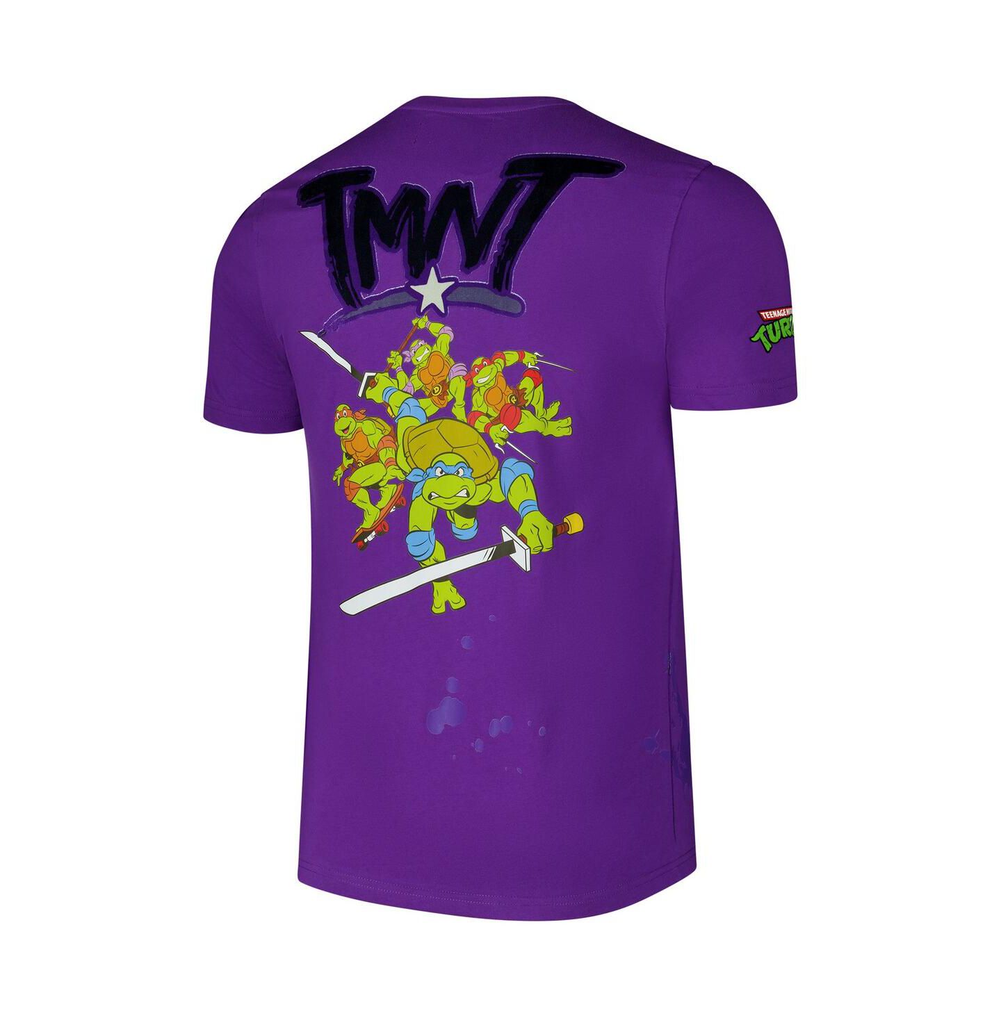 Мужская футболка Freeze Max Purple Teenage Mutant Ninja Turtles Turtle Power — фото 2