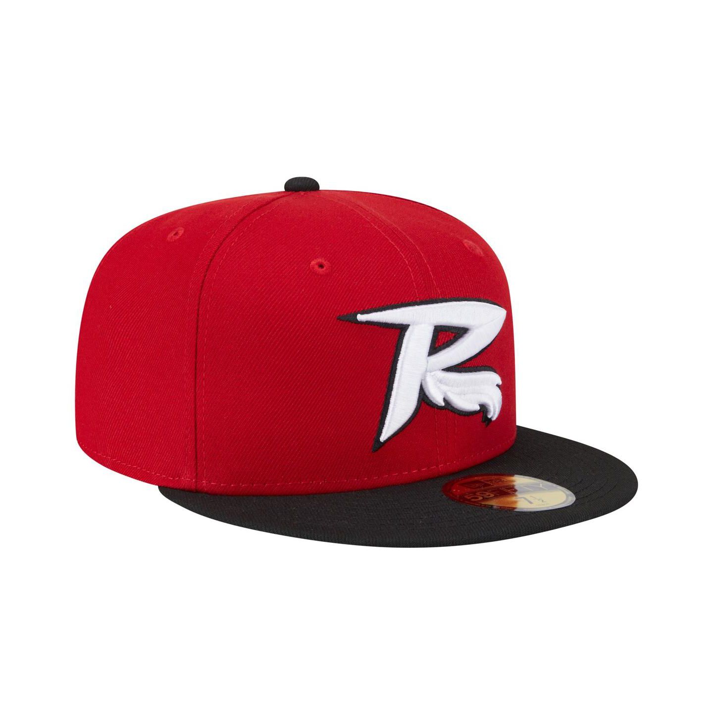 Мужская кепка New Era Red/Black Richmond Flying Squirrels Authentic Collection 59FIFTY Hat — фото 3