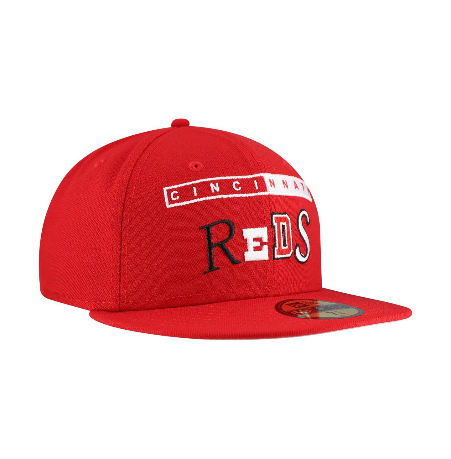 Мужская кепка New Era Red Cincinnati Reds Ransom 59FIFTY Hat — фото 4