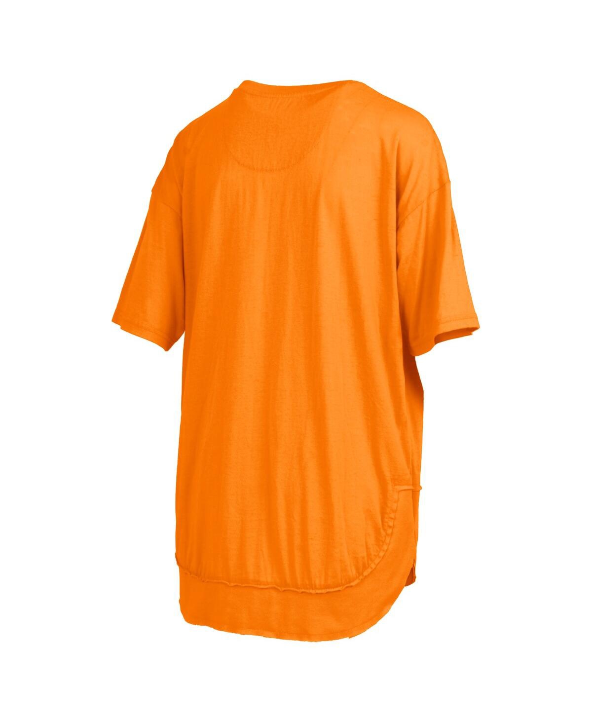 PRESSBOX WOMEN'S ORANGE TENNESSEE VOLUNTEERS PONCHO T-SHIRT 