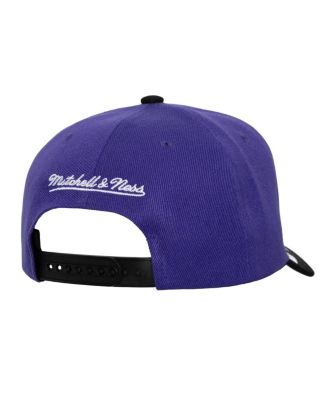Men's Purple/Black Sacramento Kings Under Arch Two-Tone Pro Crown Snapback Hat