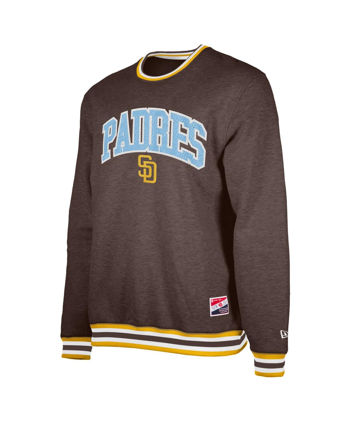 Shop New Era Men's Brown San Diego Padres Father's Day Pullover Sweatshirt
