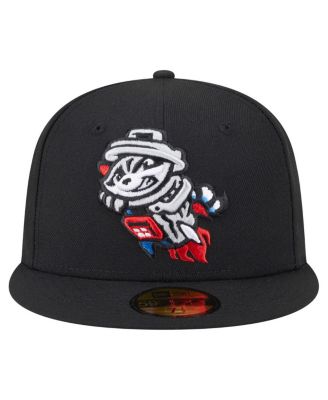 Men's&nbsp;Black Rocket City Trash Pandas Authentic Collection 59FIFTY Hat