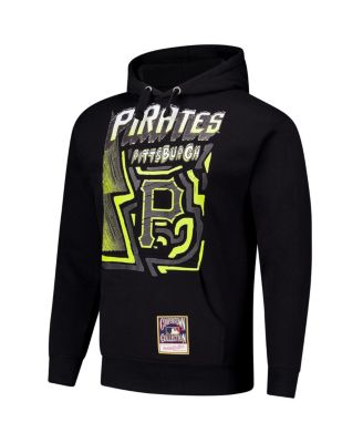 Men's Black Pittsburgh Pirates Sidewalk Sketch Pullover Hoodie