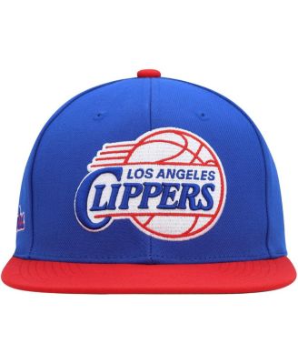 Men's Royal/Red LA Clippers Hardwood Classics Essentials 2.0 Snapback Hat