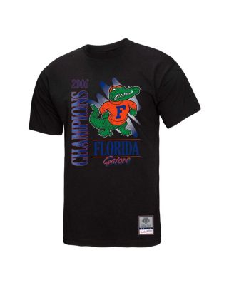 Men's Black Florida Gators Retro Brush Mineral Wash T-Shirt
