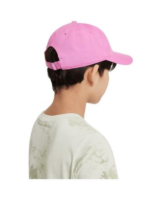 Big Boys and Girls Pink Futura Wash Club Adjustable Hat