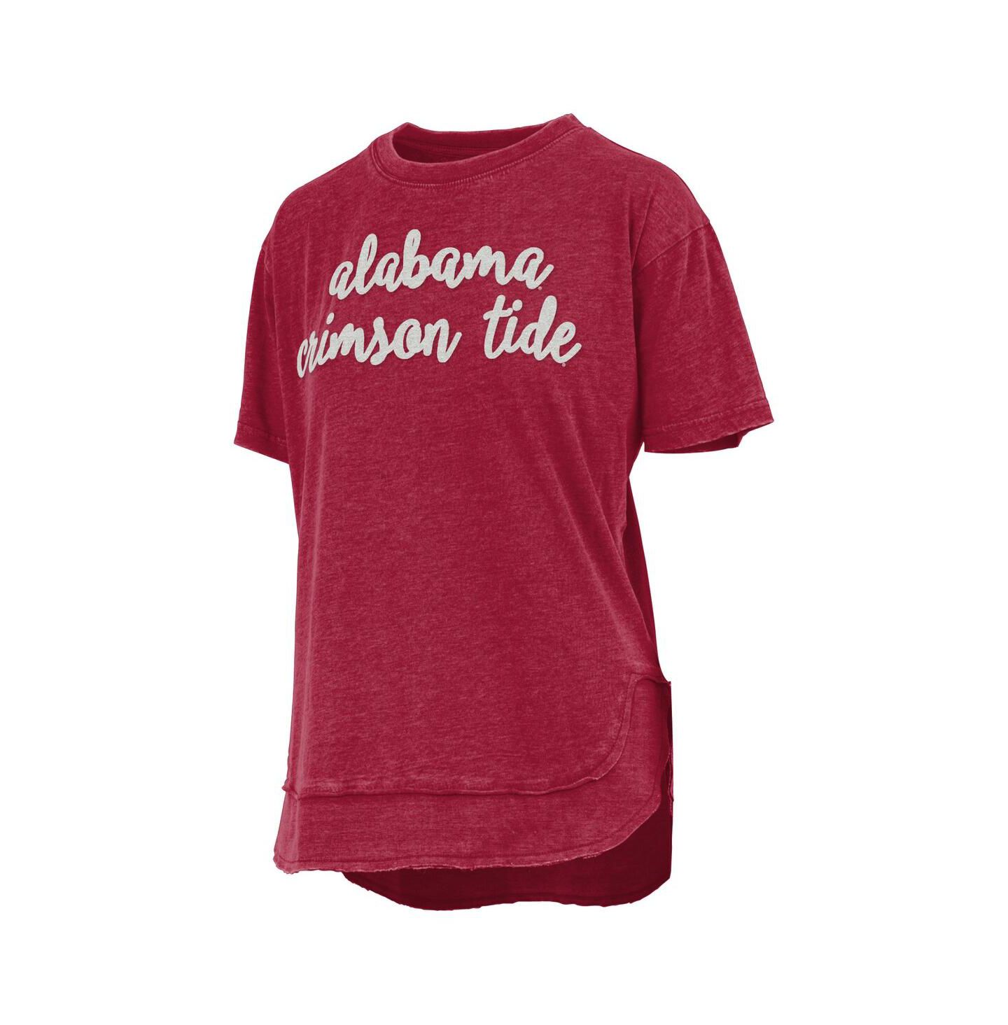Женская футболка Pressbox Crimson Alabama Crimson Tide Poncho — фото 3