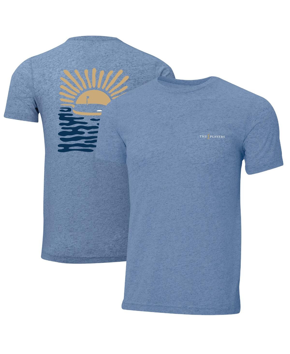 Men's Heather Blue The Players Island Instant Classic Tri-Blend T-Shirt - Heather Blue