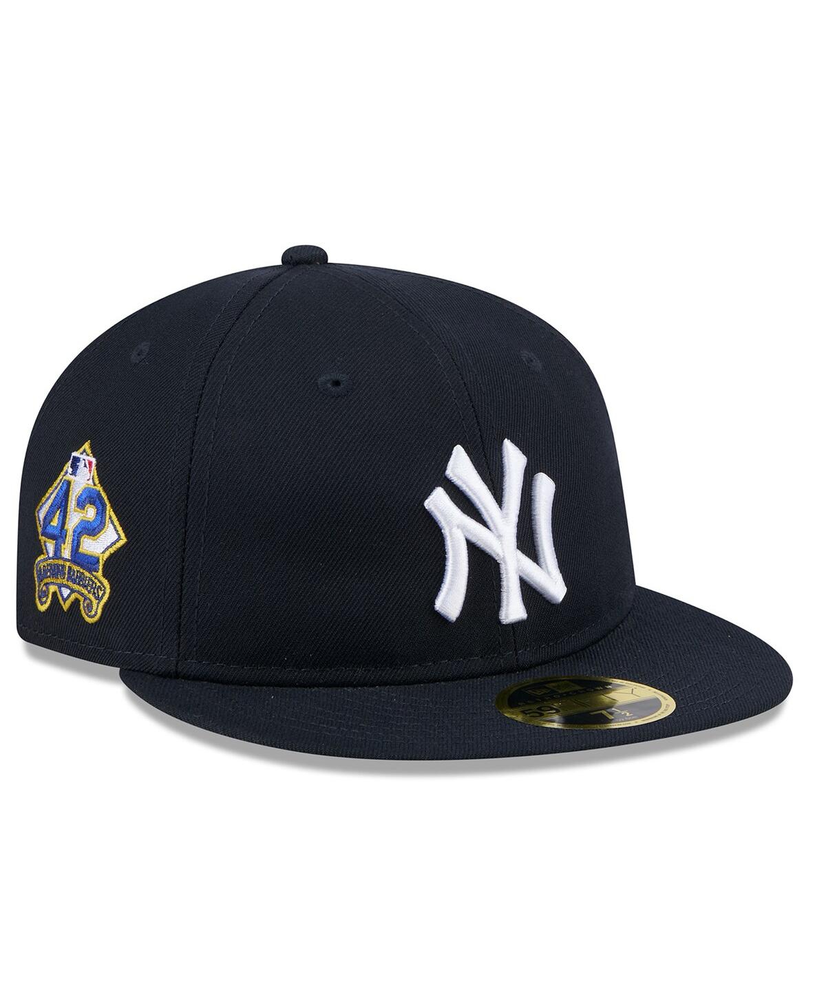 NEW ERA MEN'S NAVY NEW YORK YANKEES 2025 JACKIE ROBINSON DAY RETRO CROWN 59FIFTY UNSTRUCTURED HAT 