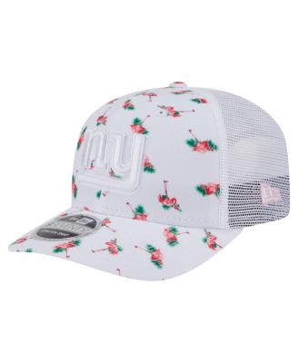 New Era - Men's  White New York Giants Adventure Flamingo Pattern 9SEVENTY Stretch-Snap Hat