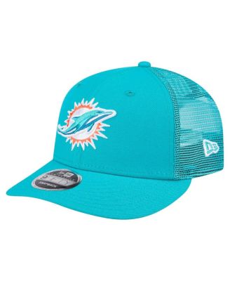 New Era - Men's  Aqua Miami Dolphins Low Profile 9FIFTY Snapback Hat