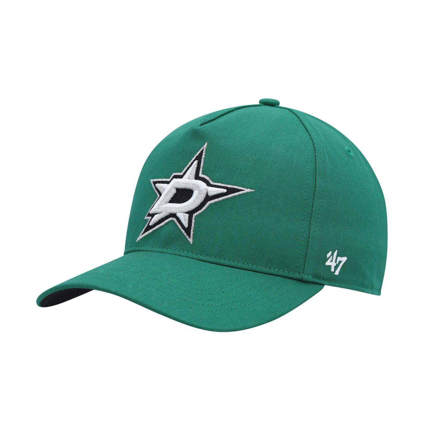 Мужская кепка '47 Brand Kelly Green Dallas Stars Primary Hitch Snapback Hat — фото 1