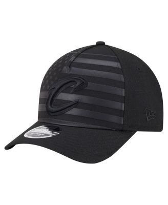 New Era - Men's Black Cleveland Cavaliers Game Day Flag A-Frame 9FORTY Adjustable Hat