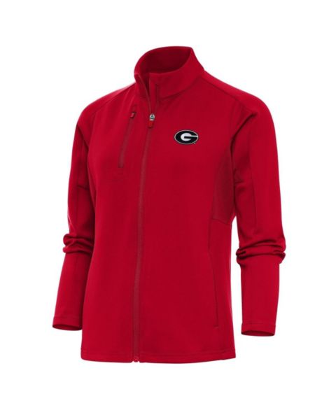 Женские куртки Antigua Women's Red Georgia Bulldogs Generation Full-Zip Jacket