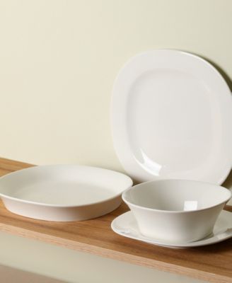 Quadro Dinner Plates, Set of 4