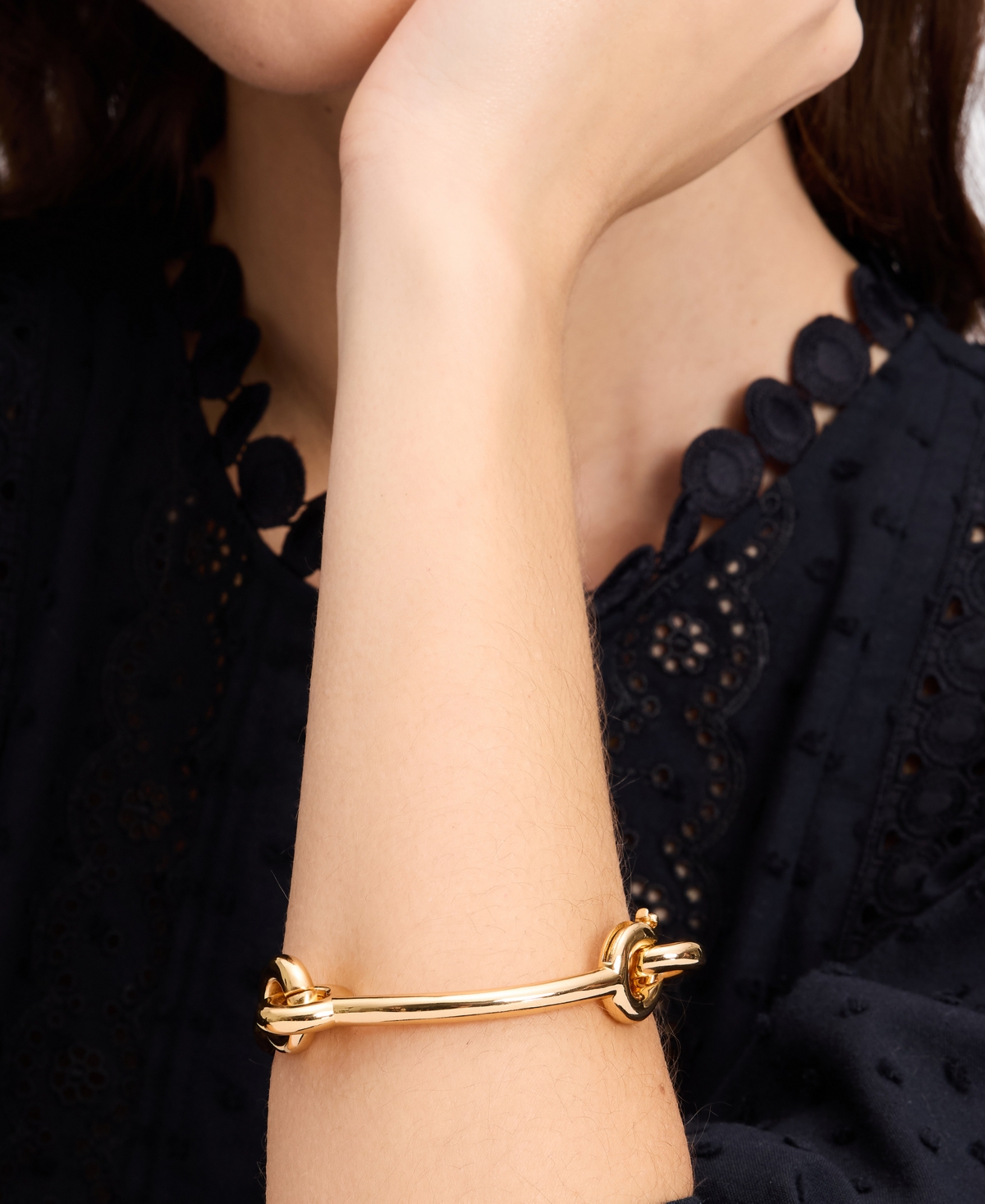 Shop Kate Spade Interlock Bangle Bracelet