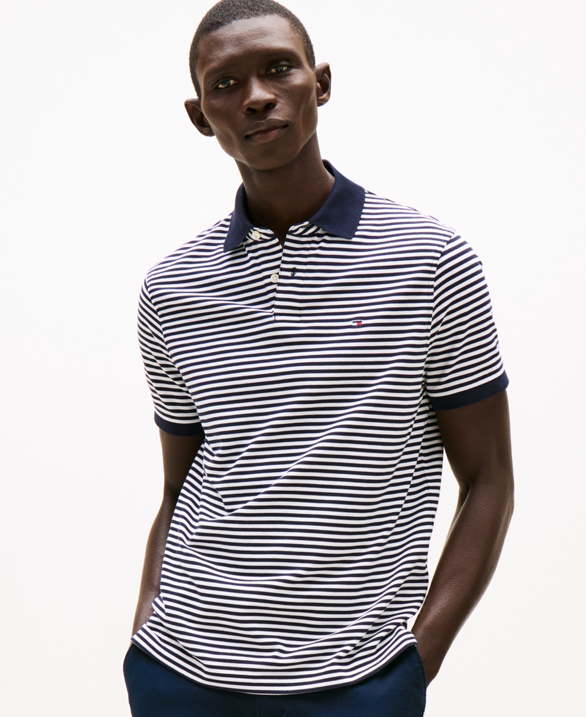Tommy Hilfiger Regular Fit 1985 Polo T Shirt Navy In Multi