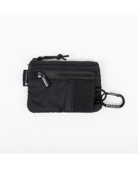 Мужской кошелёк Thread Wallets Color Block Pouch Wallet, цвет: Чёрный